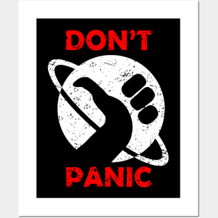 Don't Panic Posters and Art
